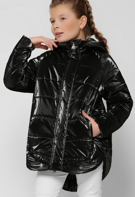 Куртка для дівчинки DT-8299-8 (чорний)