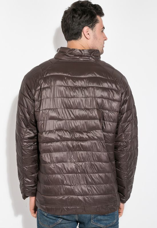 Куртка мужская на змейке 191V002 (коричневый)