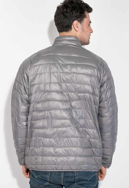 Куртка мужская на змейке 191V002 (серый)
