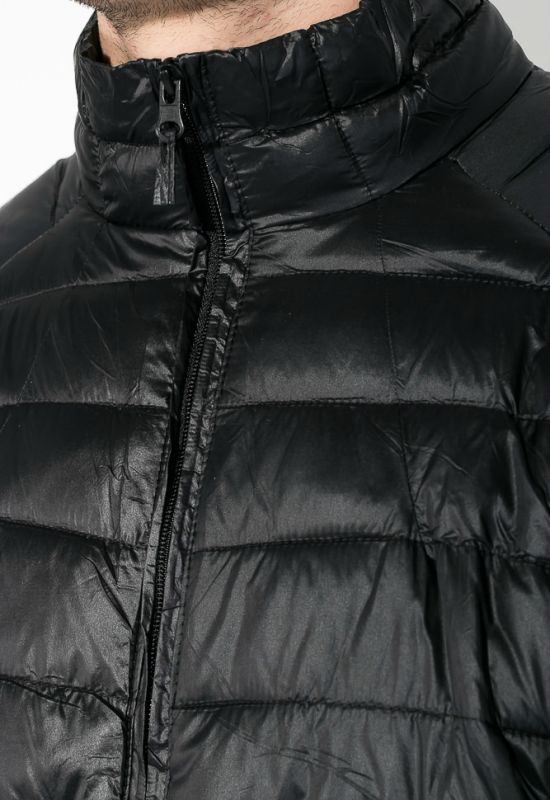 Куртка мужская на змейке 191V002 (черный)