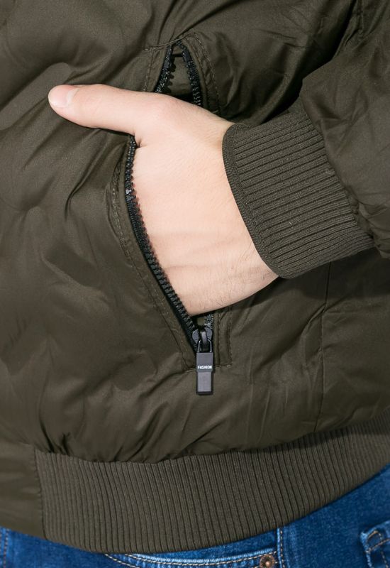 Куртка мужская повседневная 175V001 (хаки)