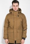Куртка мужская теплая удлиненная 673K002 (горчичный)