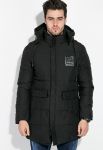 Куртка мужская удлиненная теплая 339V001 (черный)