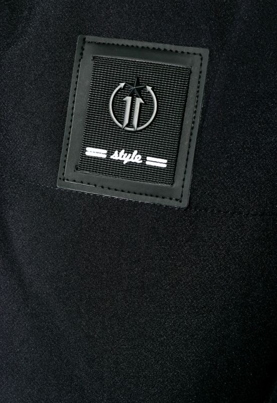 Куртка мужская удлиненная теплая 339V001 (темно-синий)