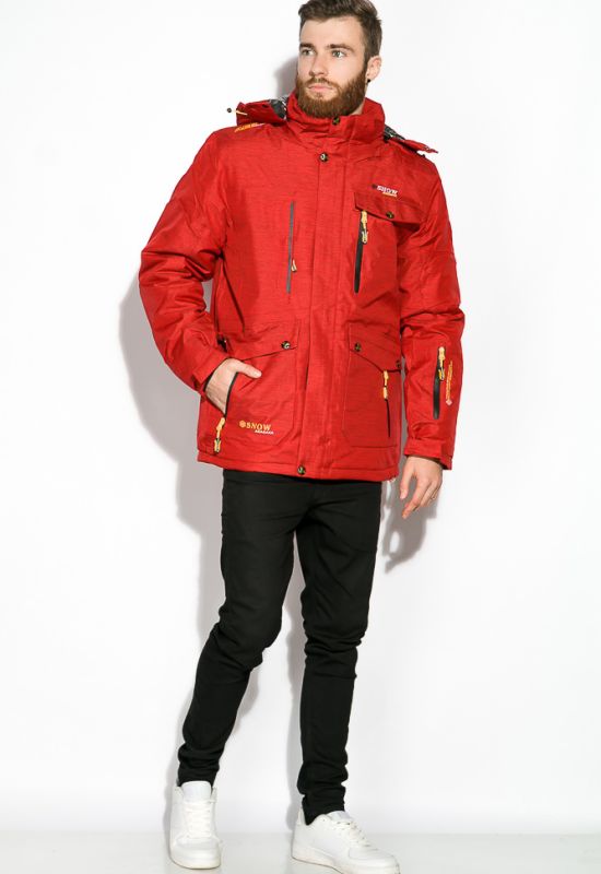 Куртка спорт 120PMH985-21 (червоний/меланжевий)