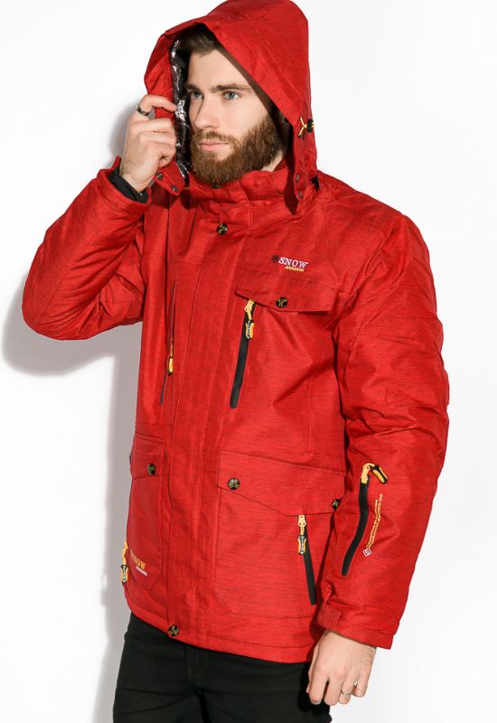 Куртка спорт 120PMH985-21 (красный/меланжевый)