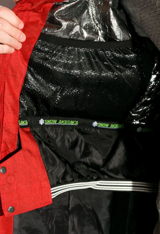 Куртка спорт 120PMH985-21 (красный/меланжевый)