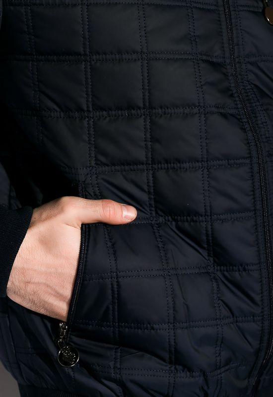 Куртка стеганая 120PELK143 (темно-синий)