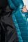 Куртка женкая с капюшоном с нашивкой на спине 76PD1115 (лазурный)