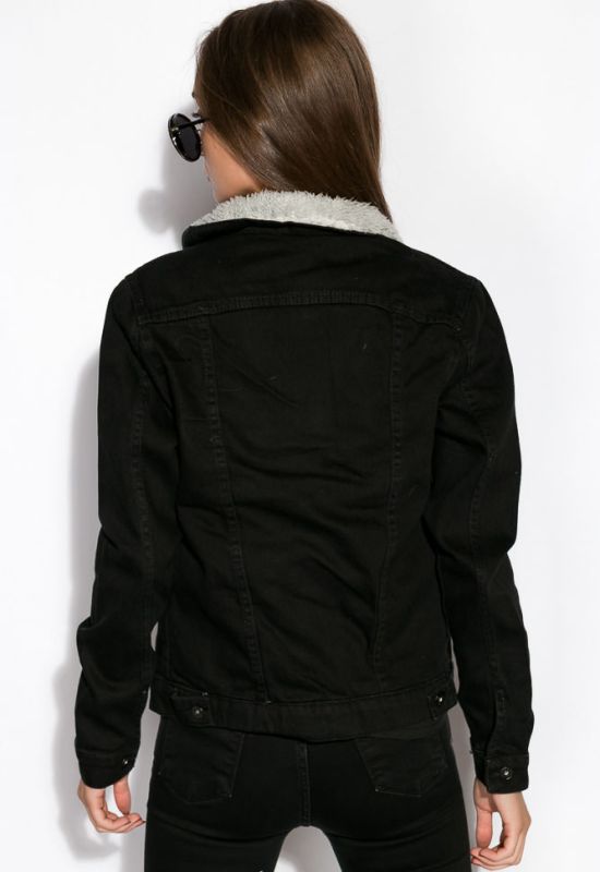 Куртка женская 120P409 (черный)