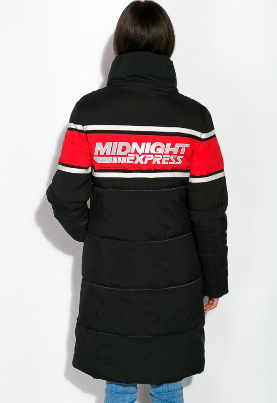 Куртка жіноча 120P520 (чорний/червоний)