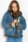 Куртка жіноча 120PAZZ021 (синій/сірий)