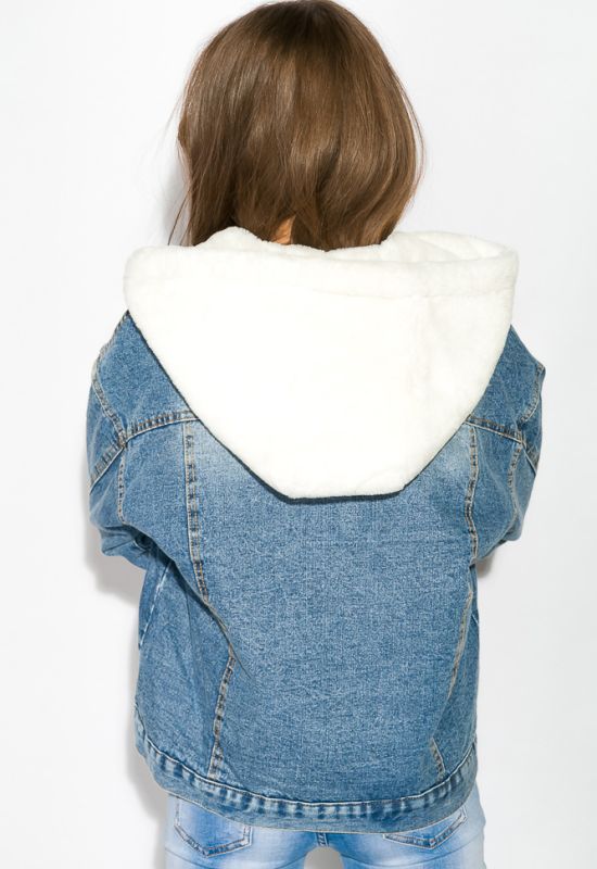 Куртка жіноча 120PAZZ025 (синій/білий)