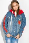 Куртка женская 120PAZZ025 (синий/красный) Куртка женская 120PAZZ025 (синий/красный)