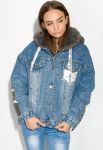 Куртка женская 120PAZZ025 (синий/серый) Куртка женская 120PAZZ025 (синий/серый)