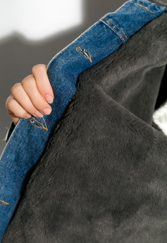 Куртка женская 120PAZZ025 (синий/серый)