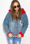Куртка женская 120PAZZ082 (синий/красный) Куртка женская 120PAZZ082 (синий/красный)