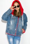 Куртка женская 120PAZZ083 (синий/красный) Куртка женская 120PAZZ083 (синий/красный)