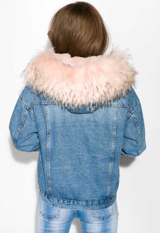Куртка женская 120PAZZ101 (синий/розовый)