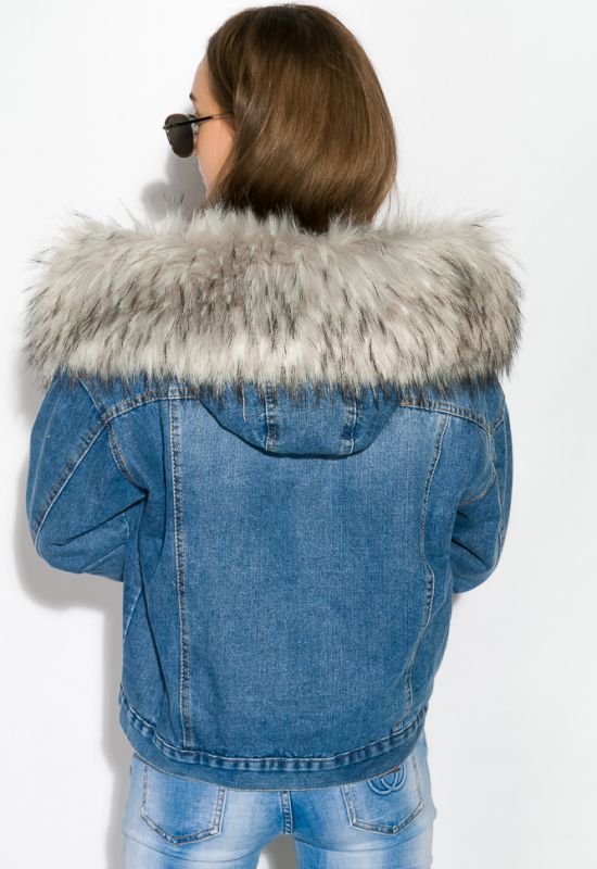 Куртка женская 120PAZZ105 (синий/серый)