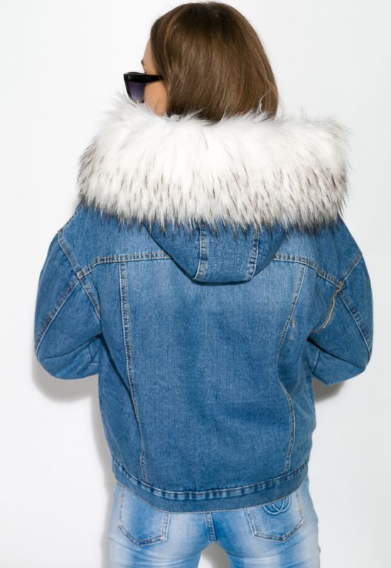 Куртка женская 120PAZZ106 (синий/белый)