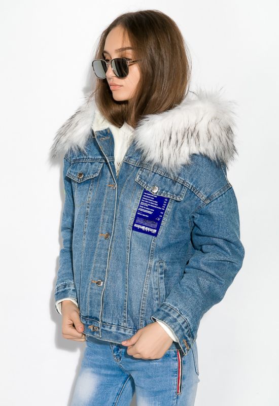 Куртка женская 120PAZZ107 (синий/белый)
