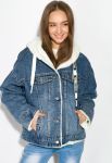 Куртка женская 120PAZZ1600 (синий/белый) Куртка женская 120PAZZ1600 (синий/белый)