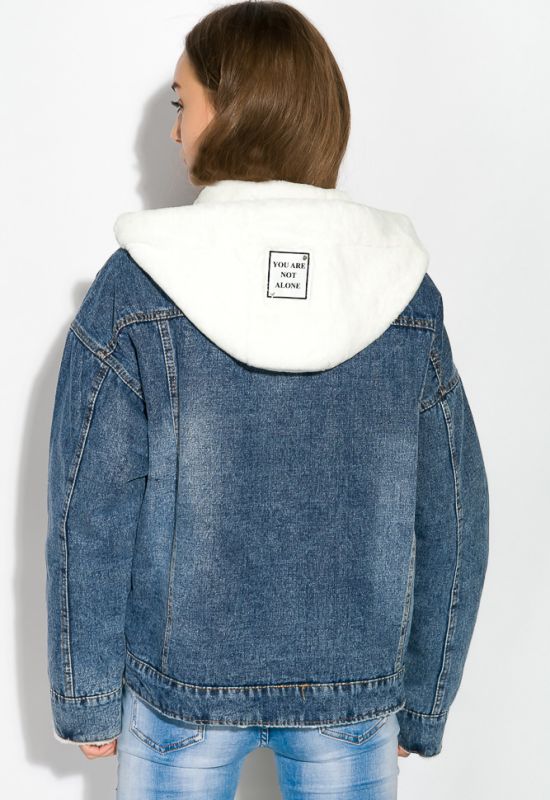 Куртка женская 120PAZZ1600 (синий/белый)