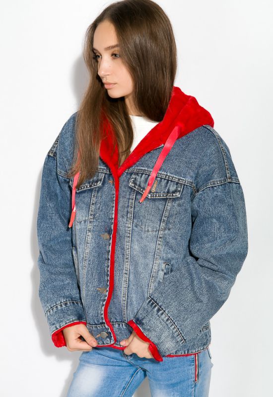 Куртка женская 120PAZZ1600 (синий/красный)