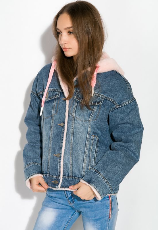 Куртка женская 120PAZZ1600 (синий/розовый)