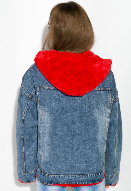 Куртка женская 120PAZZ1612 (синий/красный)