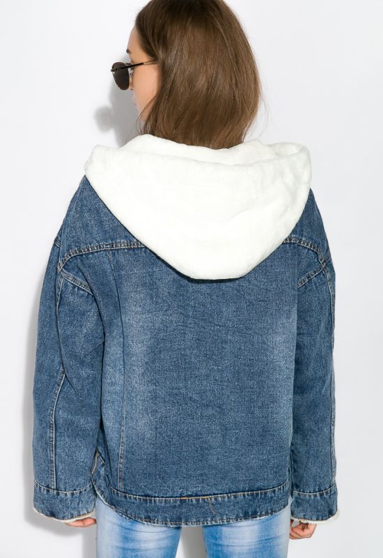 Куртка женская 120PAZZ1870 (синий/белый)