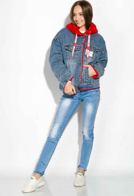 Куртка жіноча 120PAZZ1870 (синій/червоний)