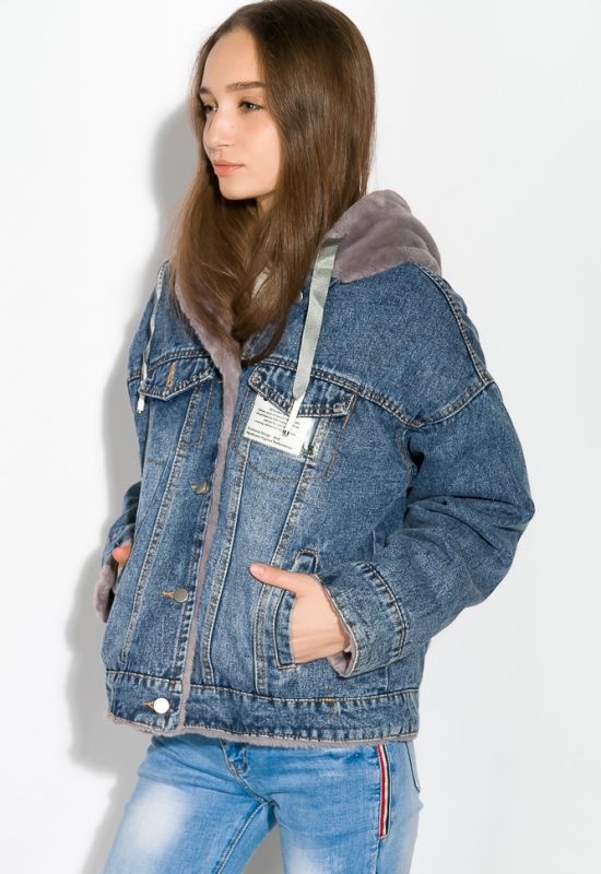 Куртка женская 120PAZZ1870 (синий/серый)