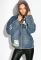 Куртка жіноча 120PAZZ876 (синій/сірий)
