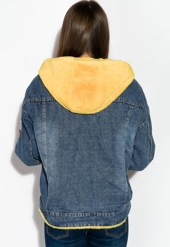 Куртка жіноча 120PAZZ876 (синій/жовтий)