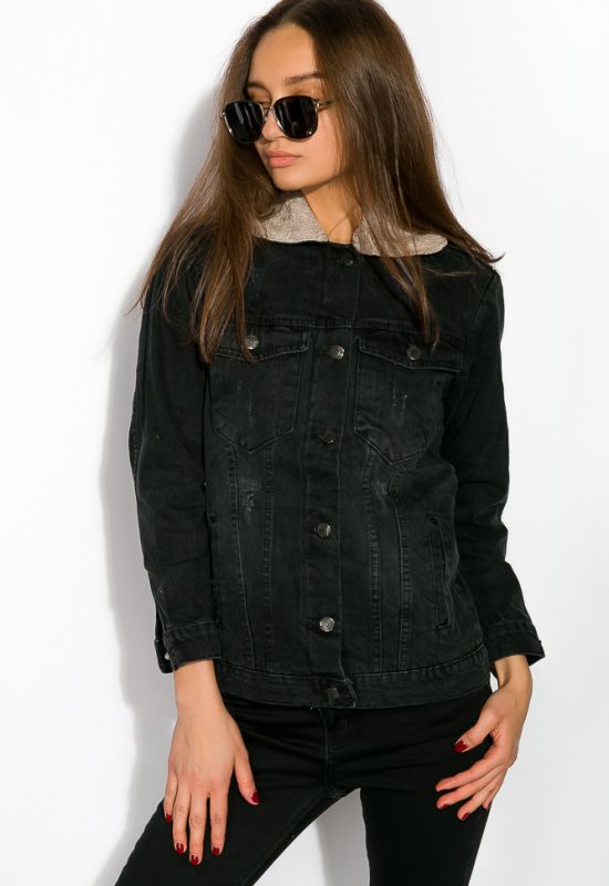 Куртка женская 120PEL005 (черный)