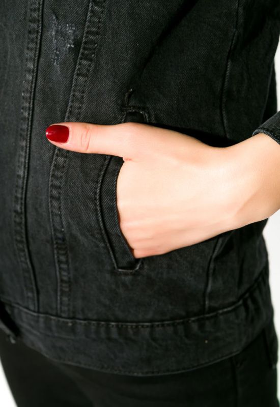 Куртка женская 120PEL005 (черный)
