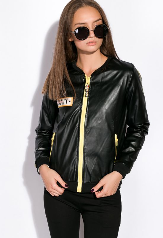 Куртка женская 120PKLD1730 (черный/желтый)