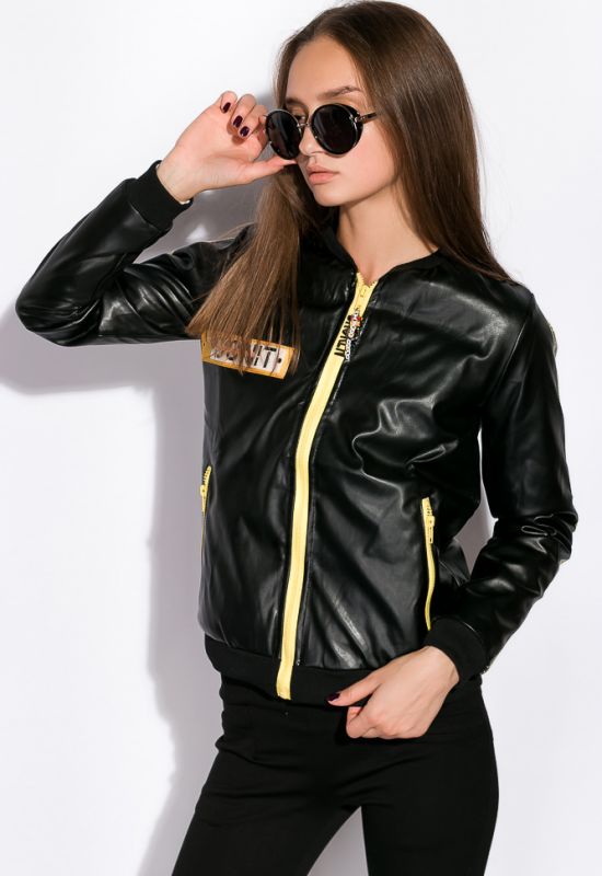Куртка жіноча 120PKLD1730 (чорний/жовтий)