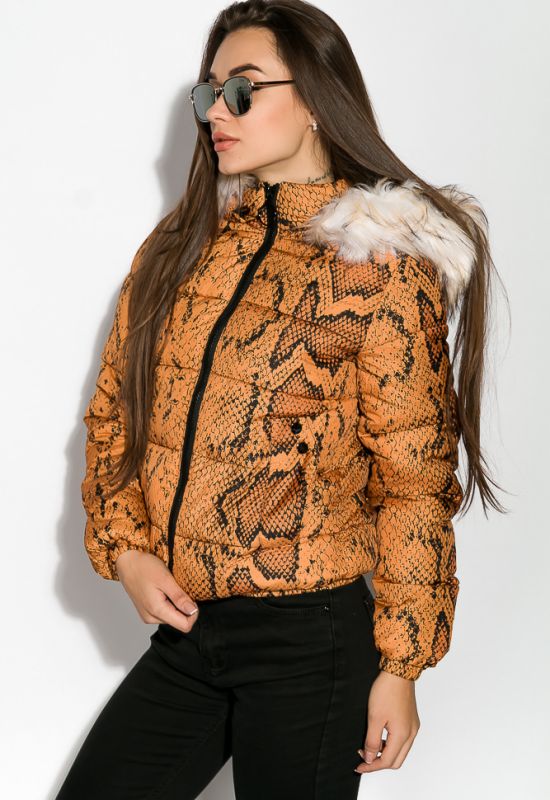 Куртка женская 120PLI9029 (оранжевый)