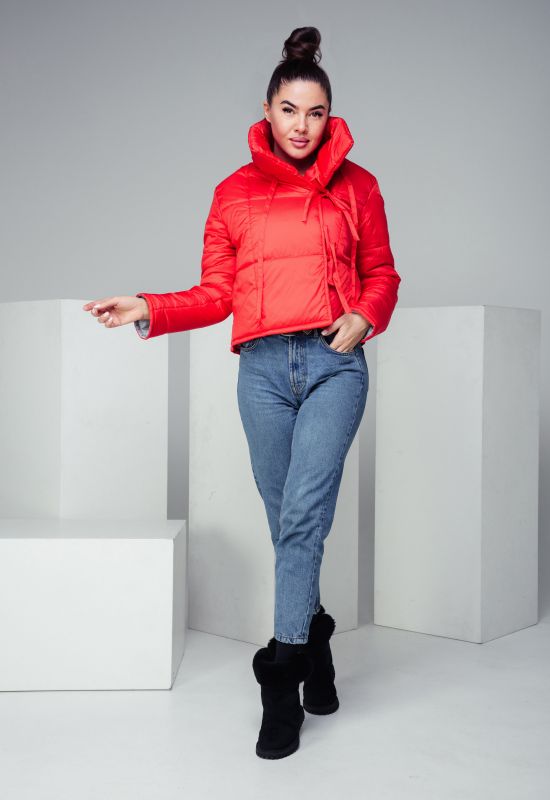 Куртка жіноча 120PO004 (червоний)