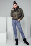 Куртка женская 120PO004 (темно-зеленый) Куртка женская 120PO004 (темно-зеленый)