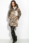 Куртка женская 120PSKL6170 (бежевый/зеленый) Куртка женская 120PSKL6170 (бежевый/зеленый)