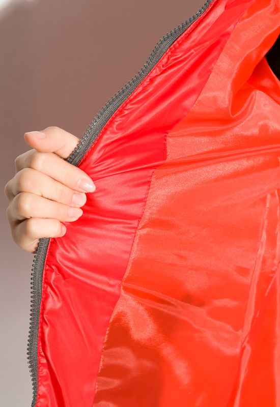 Куртка жіноча 120PVAS2017 (червоний/сірий)