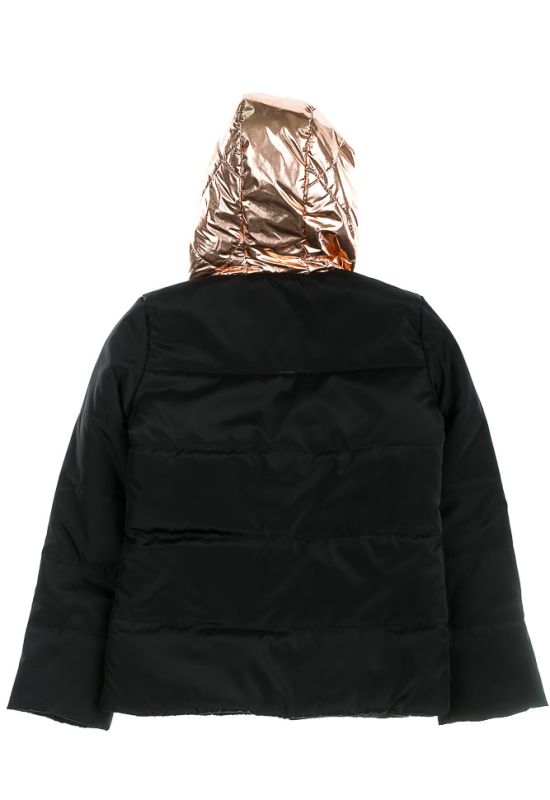 Куртка женская 120PVI001 junior (черный/золотой)
