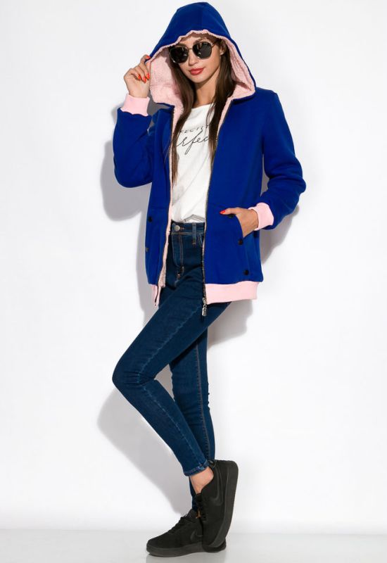 Куртка жіноча 121P020 (синій/рожевий)