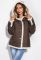 Куртка жіноча 127P001 (коричневий)