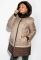 Куртка жіноча 127P004 (бежевий/коричневий)