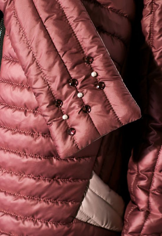 Куртка женская 127P005 (серый/розовый)